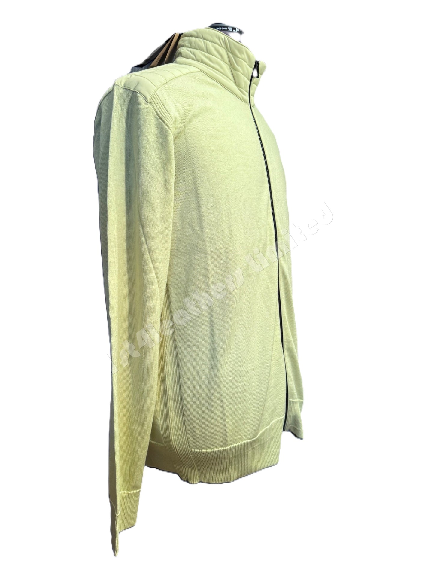 BELSTAFF KELBY MERINO WOOL ZIP CARDIGAN JUMPER IN LIME YELLOW RRP £250 BNWT