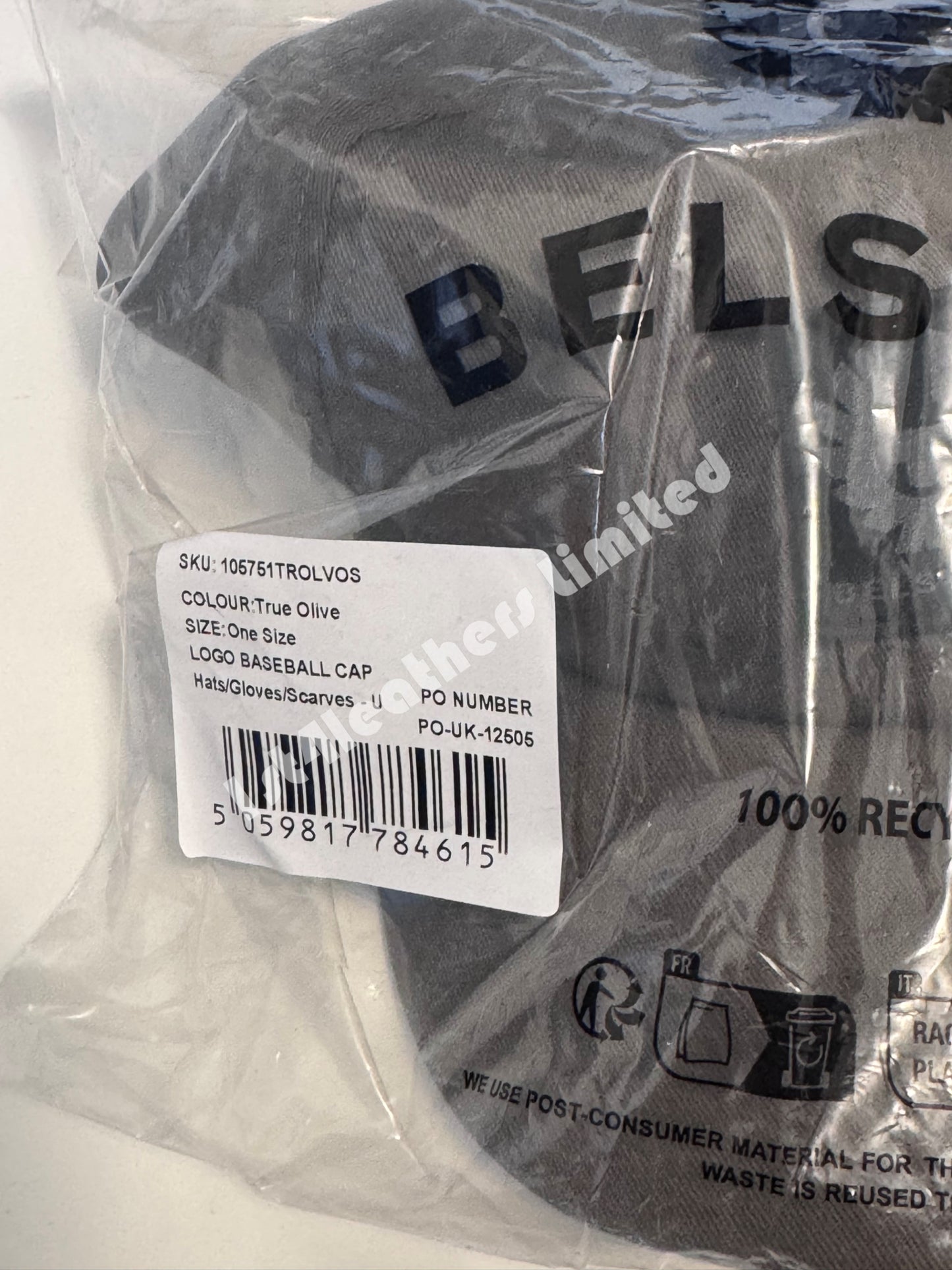 BELSTAFF PHOENIX PATCH COTTON BASEBALL CAP TRUE OLIVE ONE SIZE BNWT