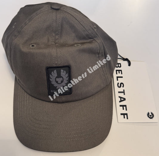 BELSTAFF PHOENIX PATCH COTTON BASEBALL CAP TRUE OLIVE ONE SIZE BNWT