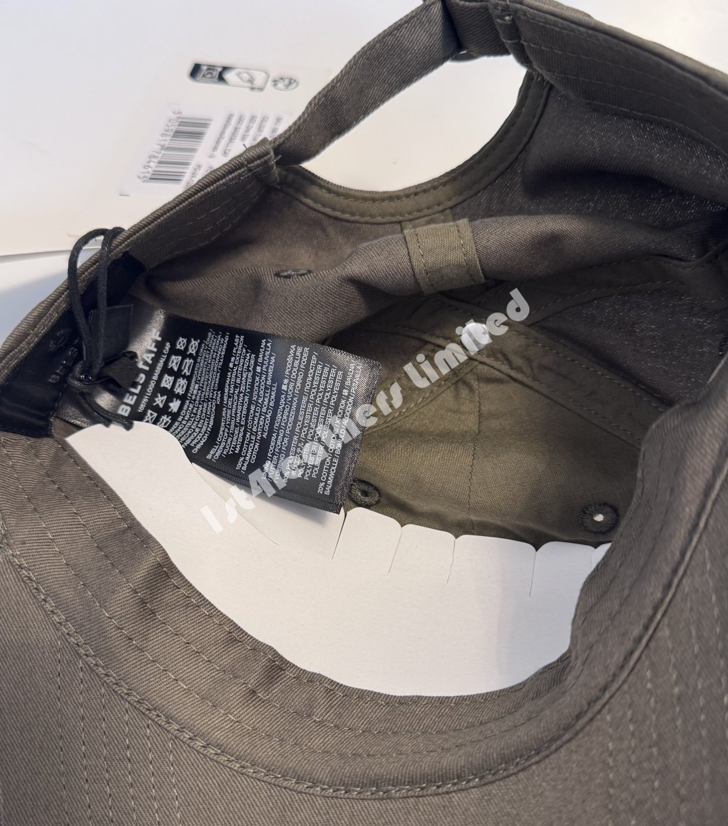 BELSTAFF PHOENIX PATCH COTTON BASEBALL CAP TRUE OLIVE ONE SIZE BNWT