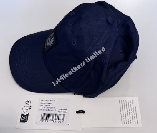 BELSTAFF PHOENIX PATCH COTTON BASEBALL CAP DARK INK NAVY ONE SIZE BNWT