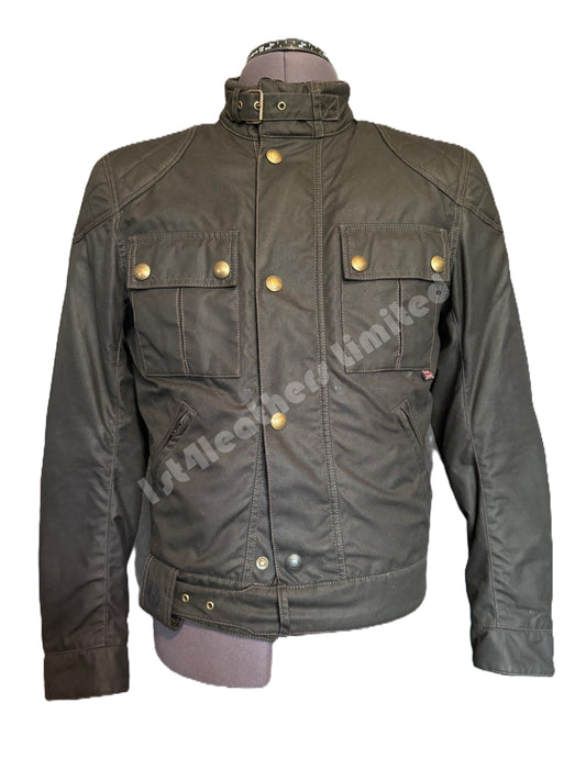 BELSTAFF BROOKLANDS (2015 MODEL) MOTORBIKE JACKET BLACK UK36 S RRP £495 BNWT