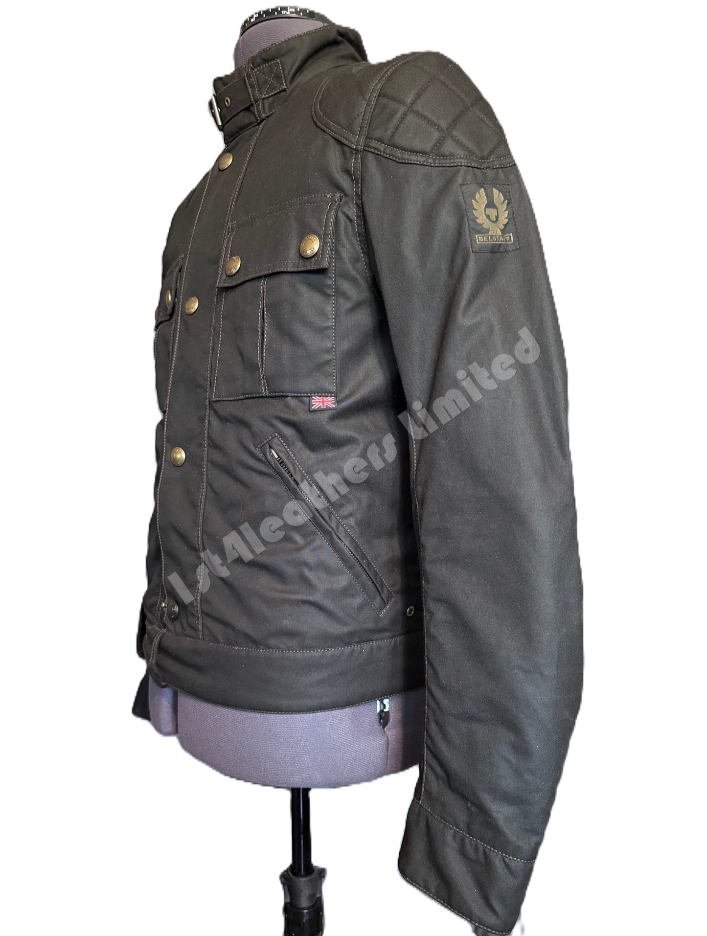 BELSTAFF BROOKLANDS (2015 MODEL) MOTORBIKE JACKET BLACK UK36 S RRP £495 BNWT