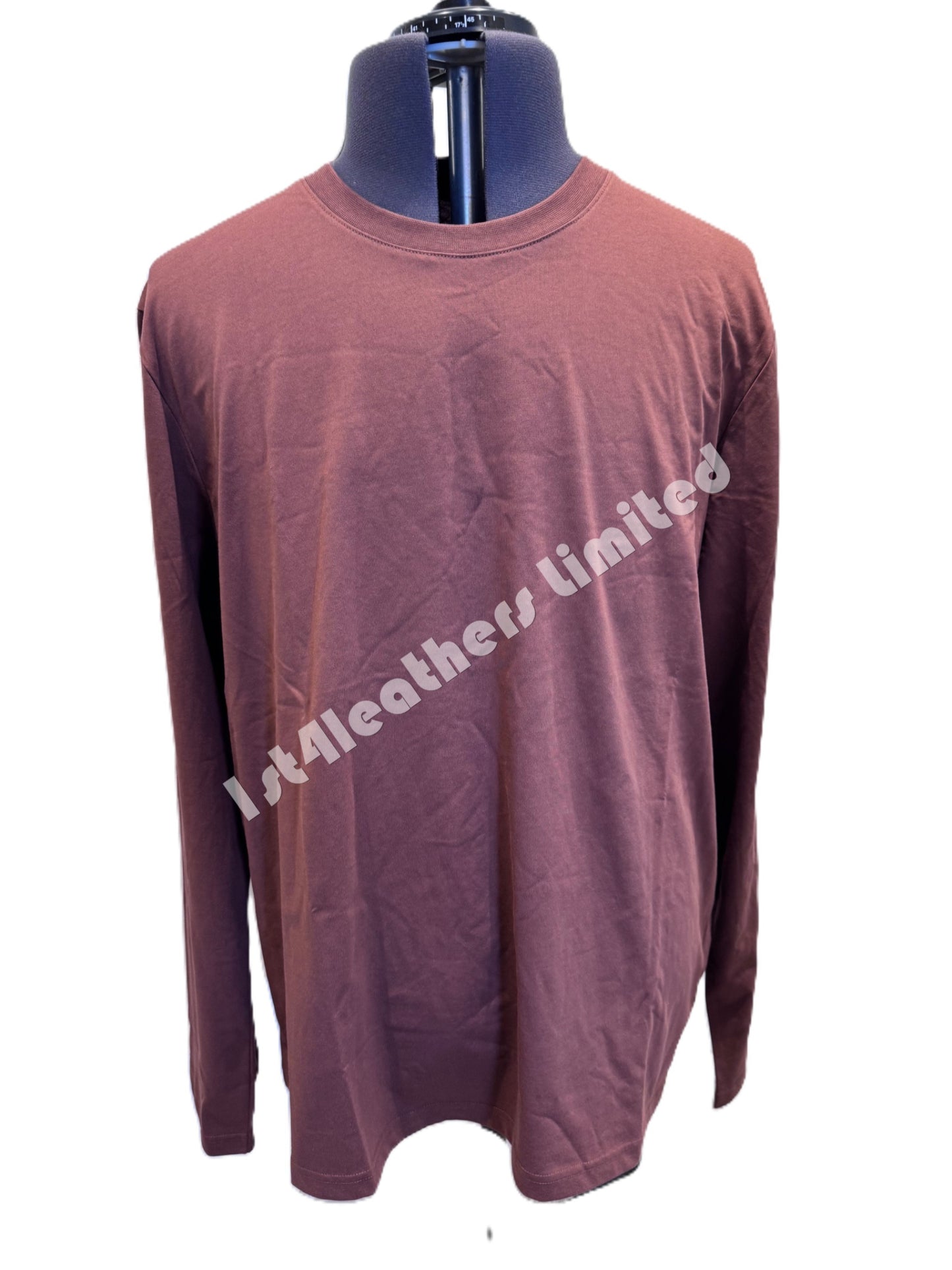 BELSTAFF THOM LONG SLEEVE COTTON T-SHIRT DEEP COPPER 3XL RRP £75 BNWT