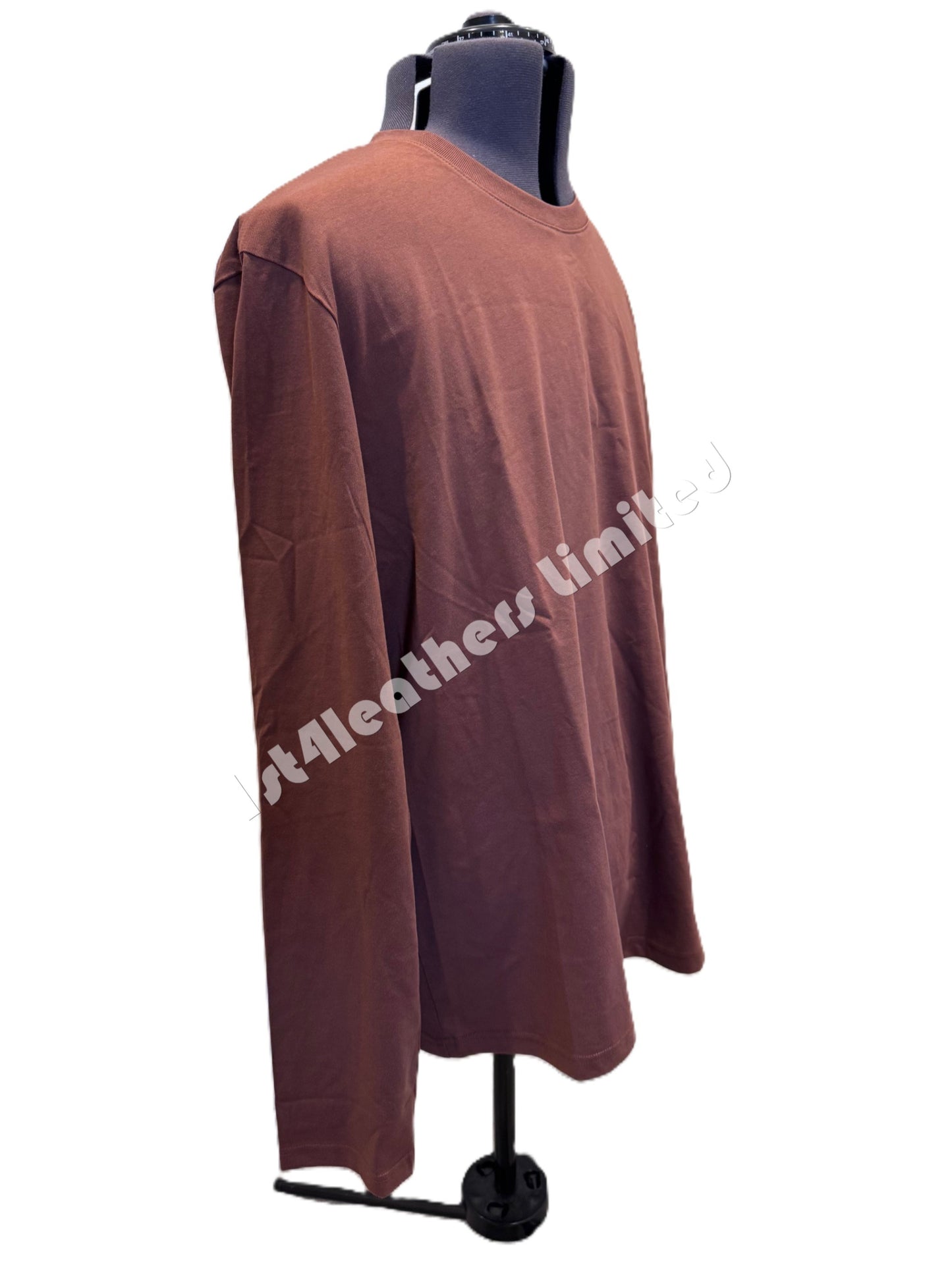 BELSTAFF THOM LONG SLEEVE COTTON T-SHIRT DEEP COPPER 3XL RRP £75 BNWT