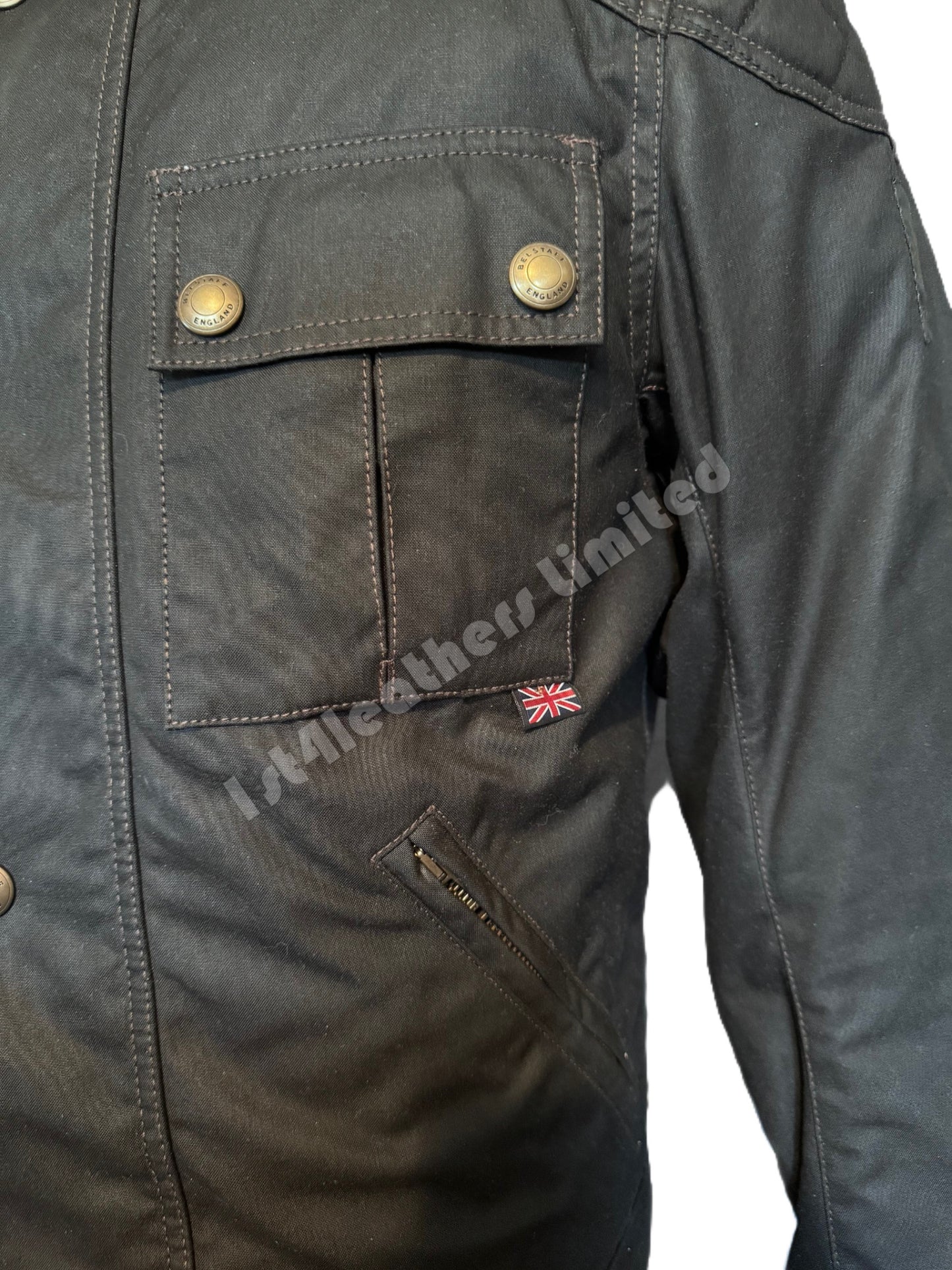 BELSTAFF BROOKLANDS (2015 MODEL) MOTORBIKE JACKET BLACK UK36 S RRP £495 BNWT