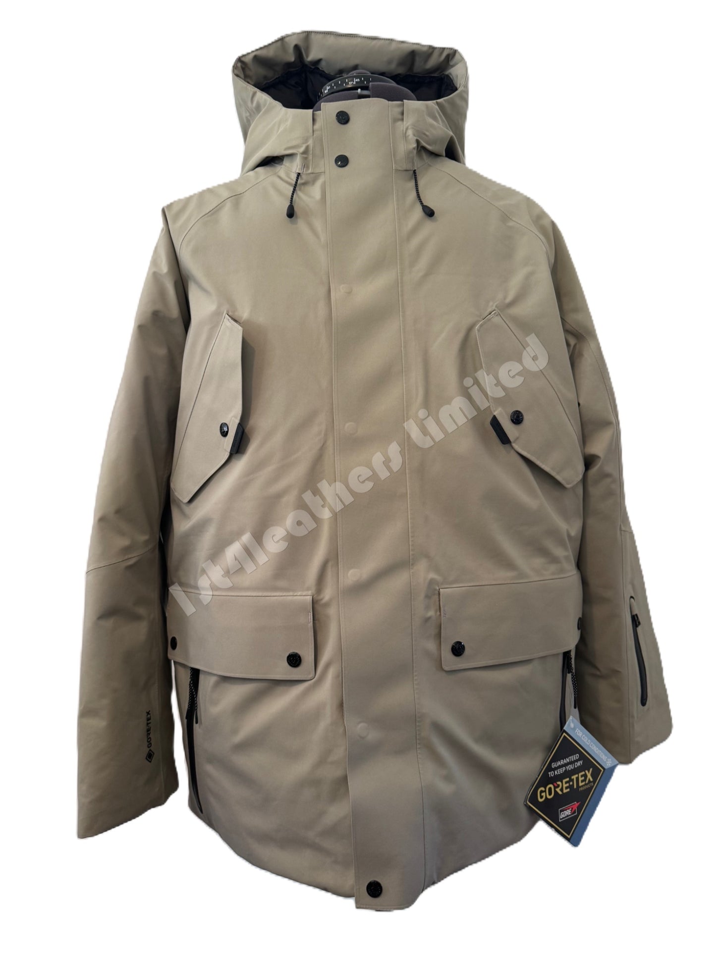 BELSTAFF ALTITUDE GORE TEX PARKA JACKET DARK SAND UK48 4XL RRP £895 NEW