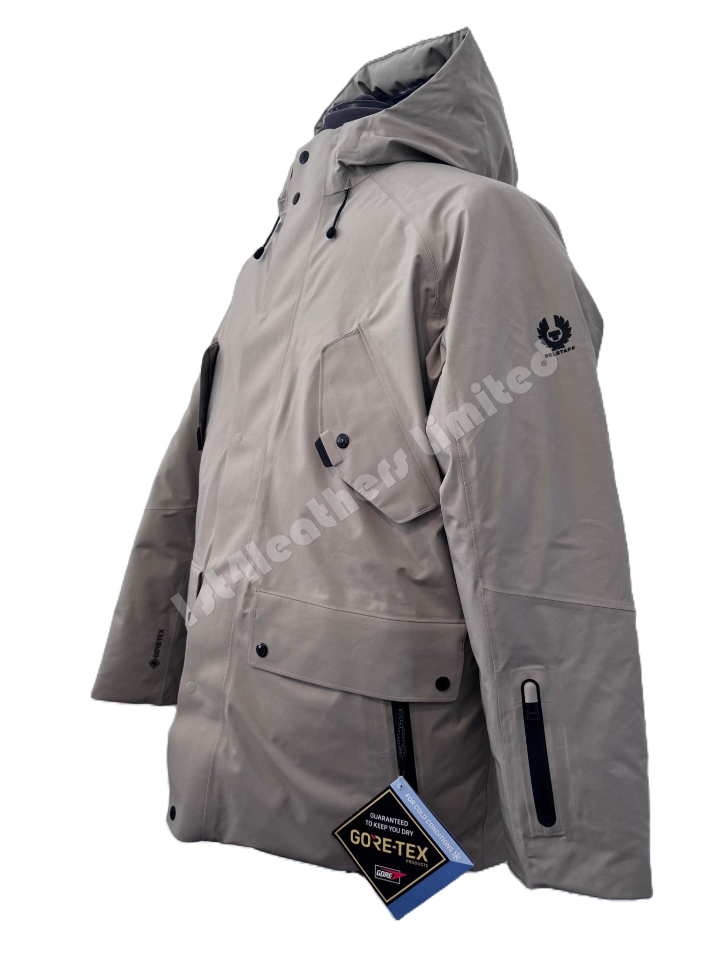 BELSTAFF ALTITUDE GORE TEX PARKA JACKET DARK SAND UK48 4XL RRP £895 NEW