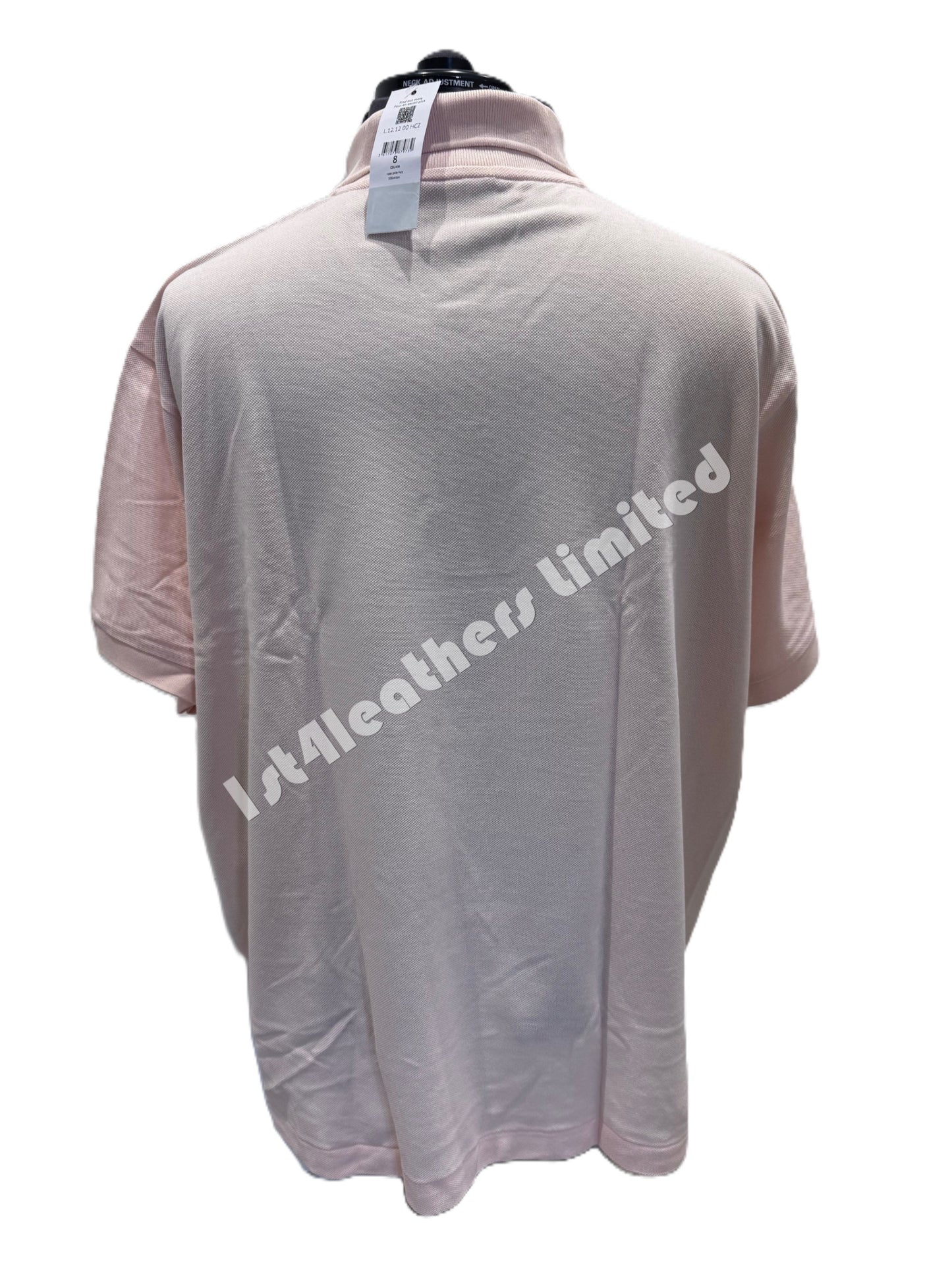 LACOSTE CLASSIC L1212 PIQUE COTTON POLO SHIRT PALE ROSE PINK RRP £95 NEW