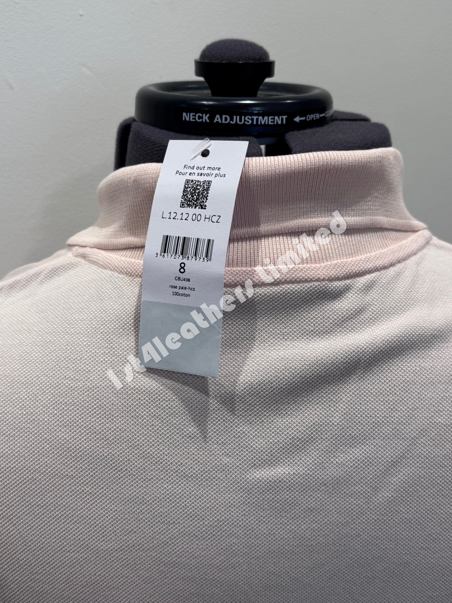 LACOSTE CLASSIC L1212 PIQUE COTTON POLO SHIRT PALE ROSE PINK RRP £95 NEW