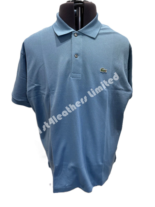 LACOSTE CLASSIC L1212 PIQUE COTTON POLO SHIRT BLUE HD9 (7) 2XL RRP £95 NEW