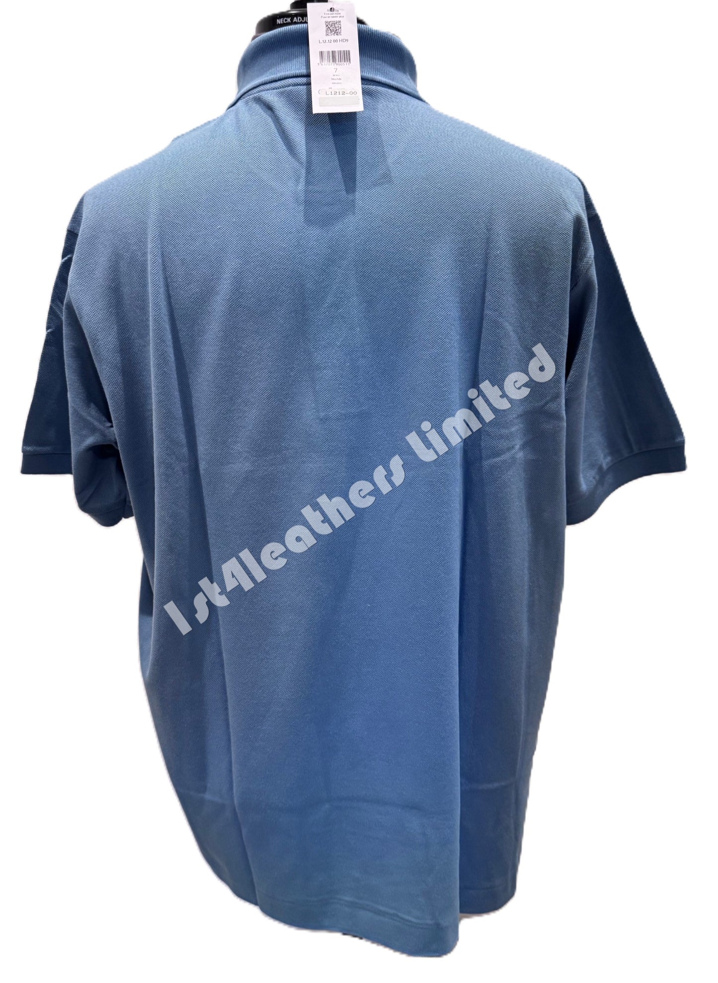 LACOSTE CLASSIC L1212 PIQUE COTTON POLO SHIRT BLUE HD9 (7) 2XL RRP £95 NEW