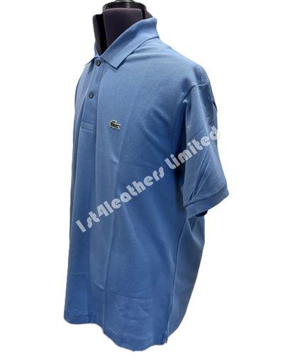 LACOSTE CLASSIC L1212 PIQUE COTTON POLO SHIRT BLUE HD9 (7) 2XL RRP £95 NEW