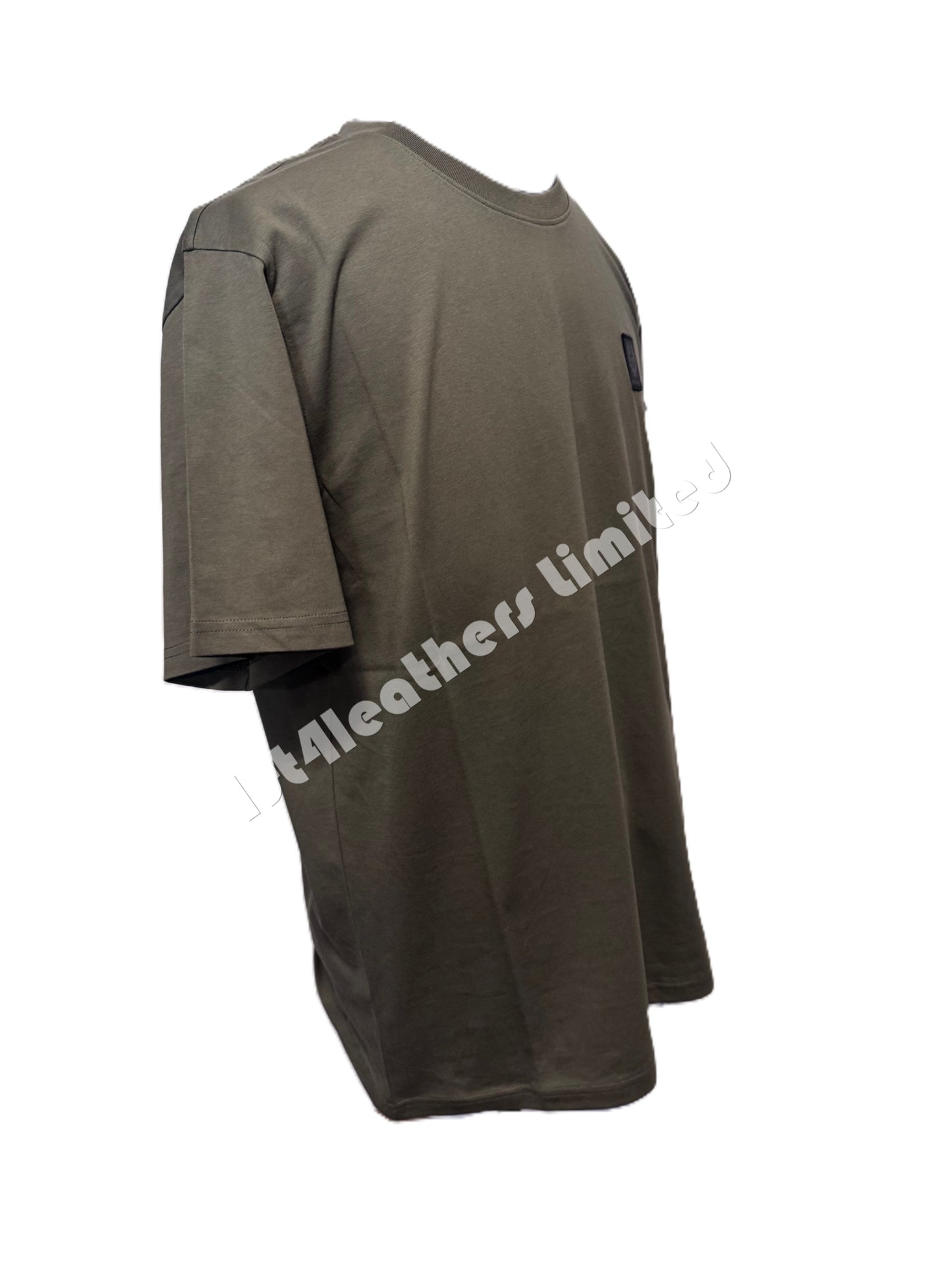 BELSTAFF MONKFORD PHOENIX PATCH T-SHIRT TRUE OLIVE GREEN RRP £60 BNWT