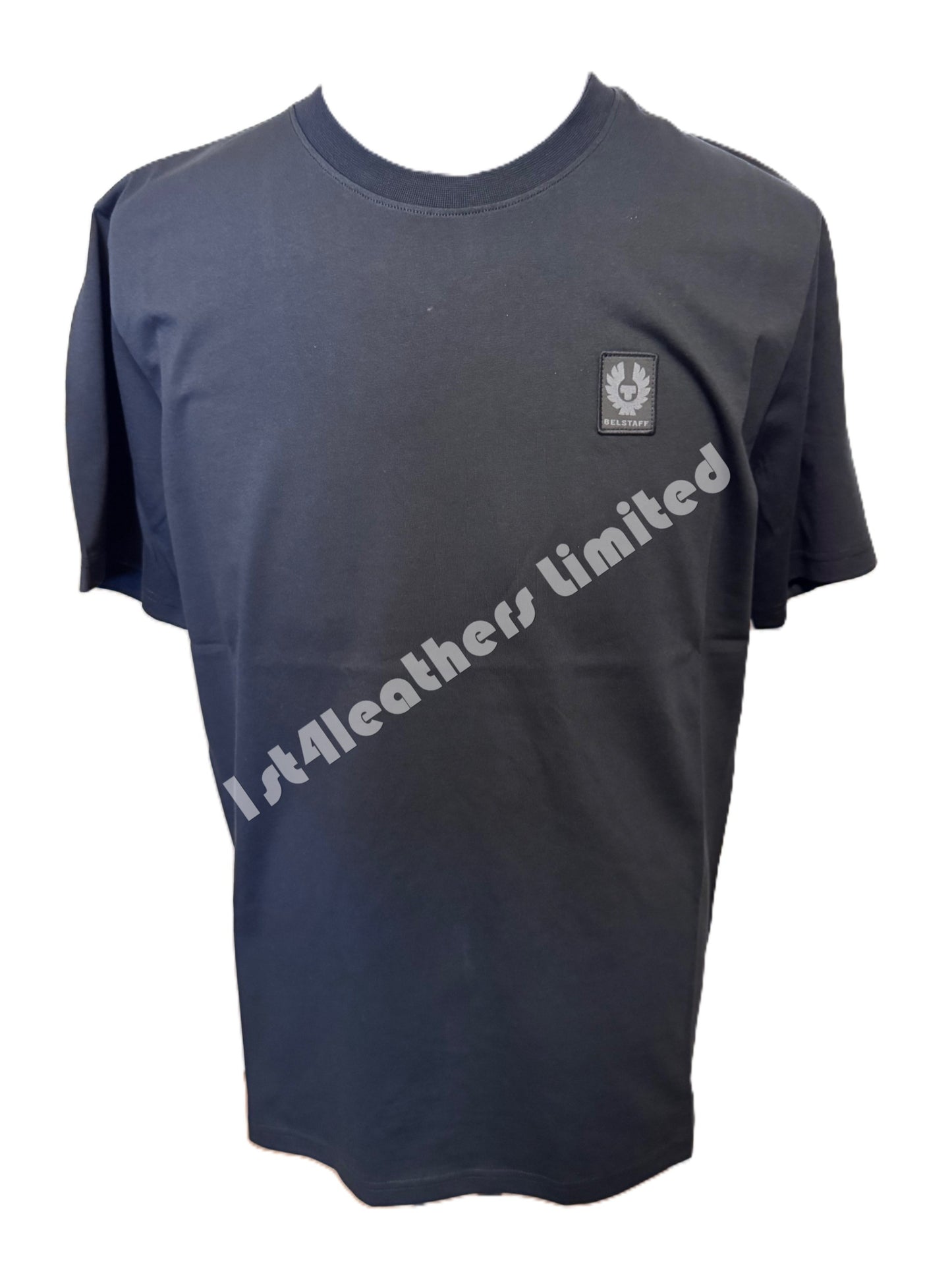 BELSTAFF MONKFORD PHOENIX PATCH T-SHIRT BLACK RRP £60 BNWT