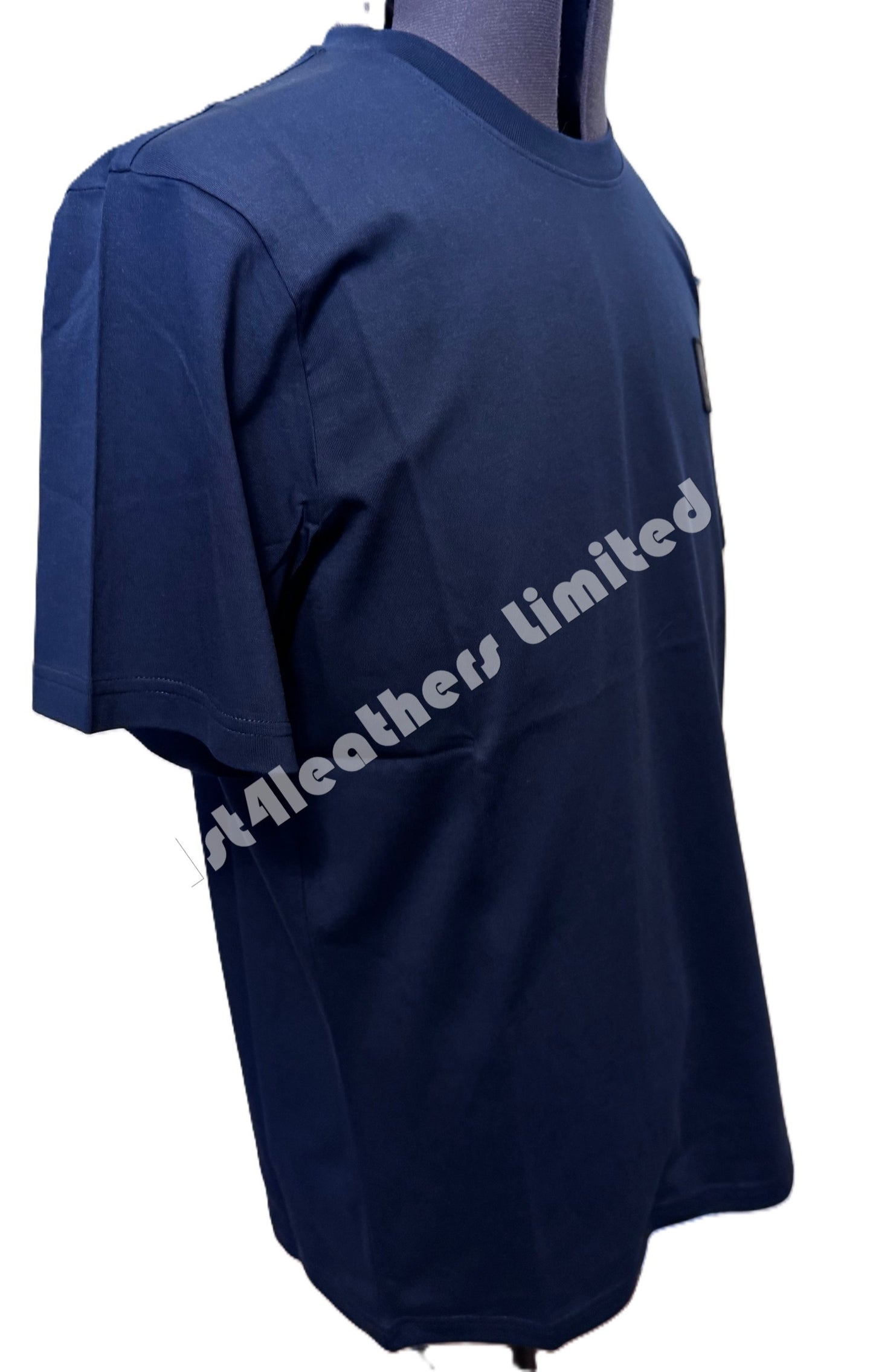 BELSTAFF MONKFORD PHOENIX PATCH T-SHIRT DEEP NAVY BLUE RRP £60 BNWT