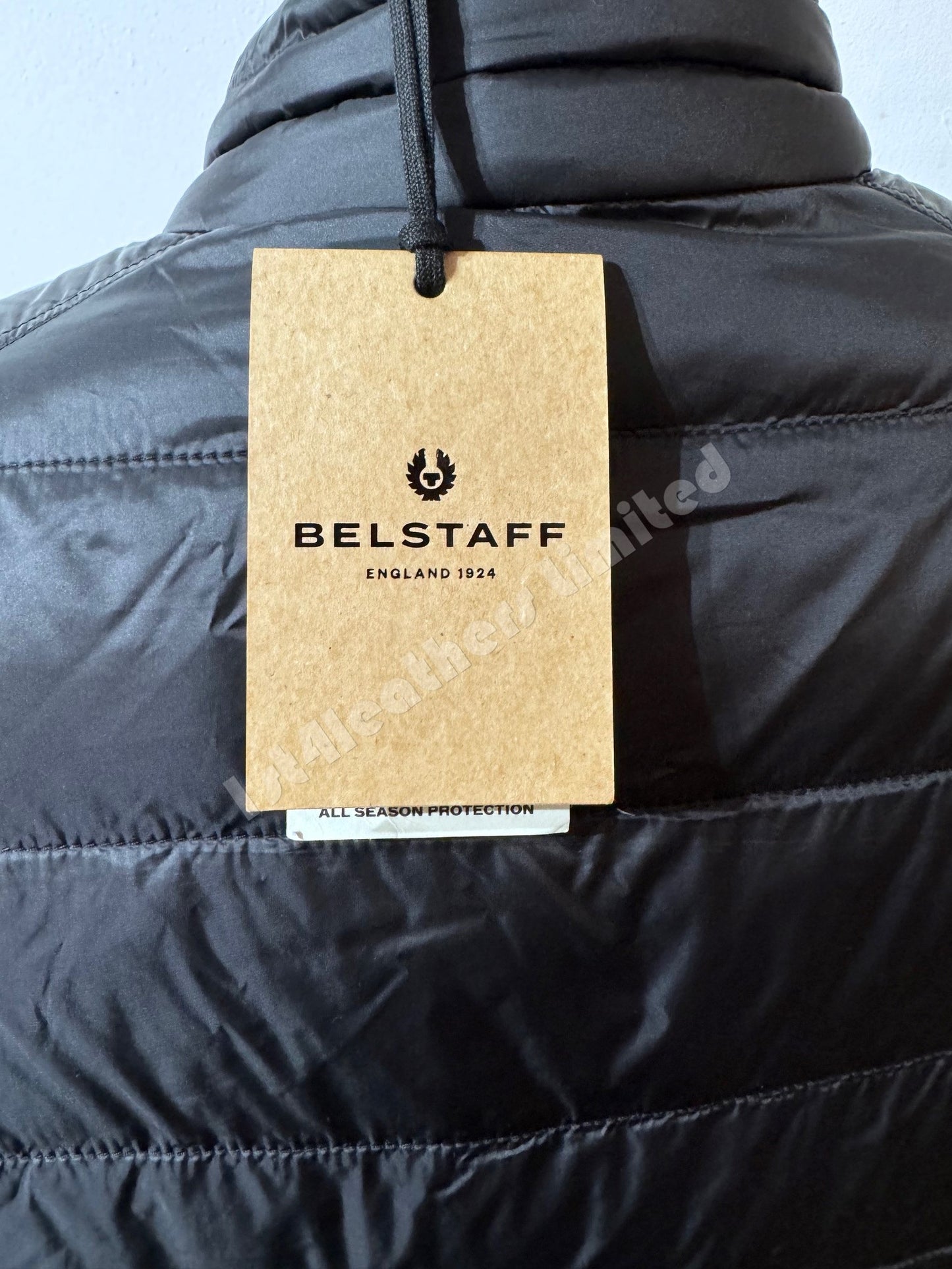 BELSTAFF BIG & TALL RYEGATE 750 FILL PUFFA JACKET BLACK RRP £365 BNWT