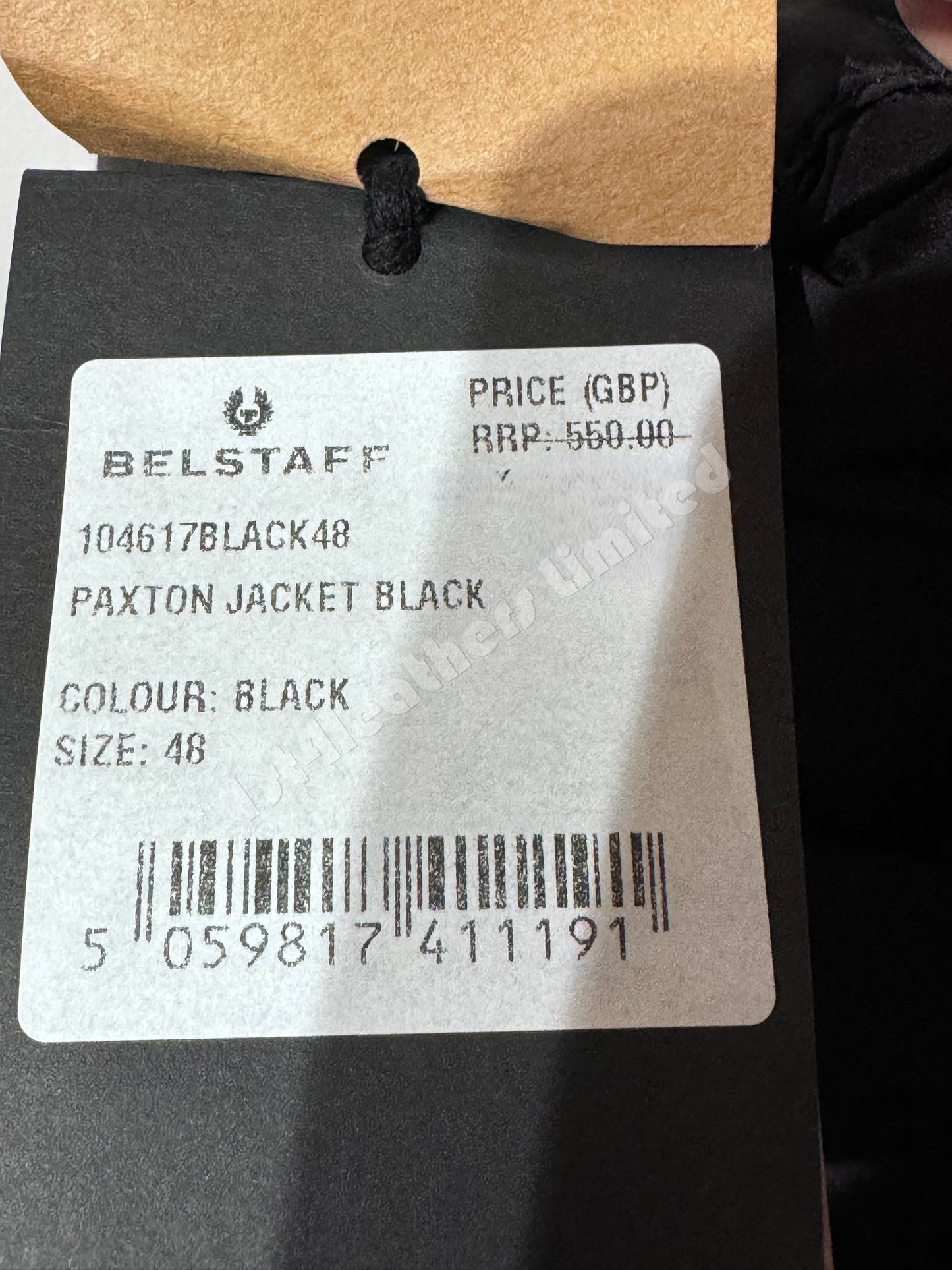 BELSTAFF PAXTON PUFFA JACKET BLACK OVERSIZED UK38 M/L RRP £550 BNWT