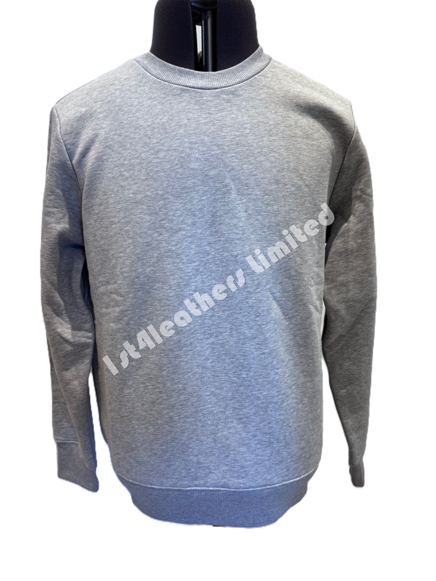 PARAJUMPERS K2 CREW NECK COTTON FLEECE SWEATSHIRT GREY MELANGE RRP £160 BNWT