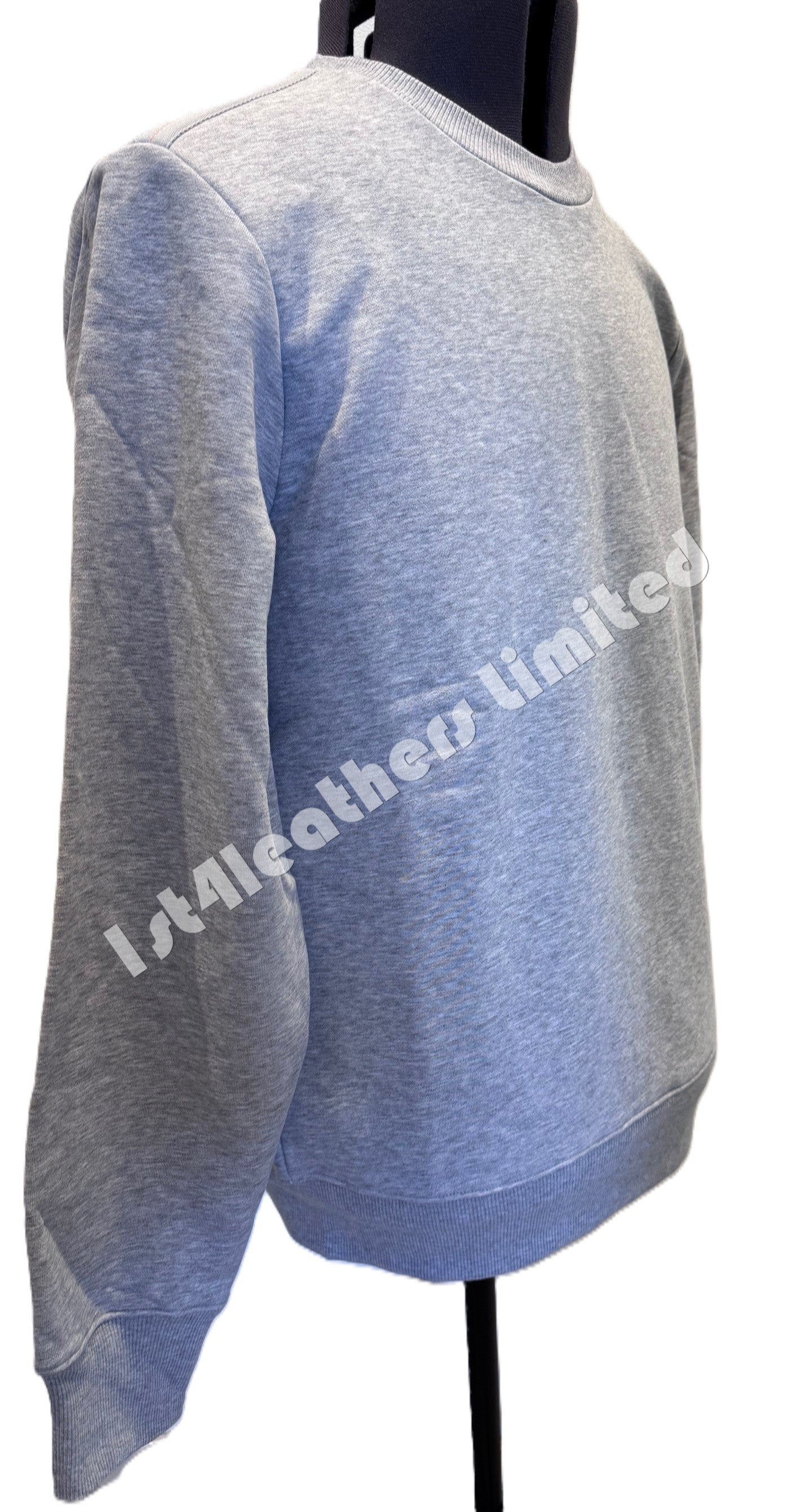 PARAJUMPERS K2 CREW NECK COTTON FLEECE SWEATSHIRT GREY MELANGE RRP £160 BNWT