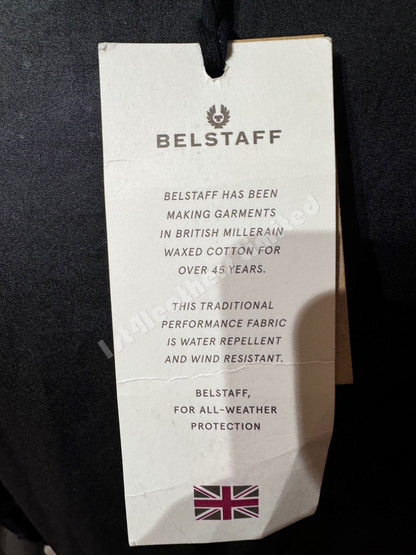 BELSTAFF WALKHAM WAX COTTON BIKER JACKET BLACK RRP £375 BNWT