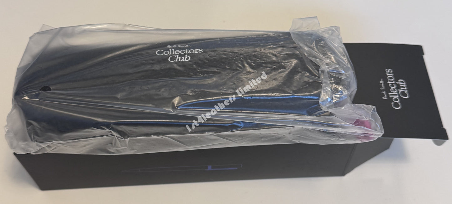 PAUL SMITH PS COLLECTORS CLUB LEATHER ZIPPED PENCIL CASE RRP £85 NEW IN BOX