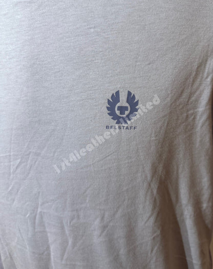 BELSTAFF LADIES SOL COTTON & POLYESTER T-SHIRT VIOLET LARGE RRP £110 BNWT