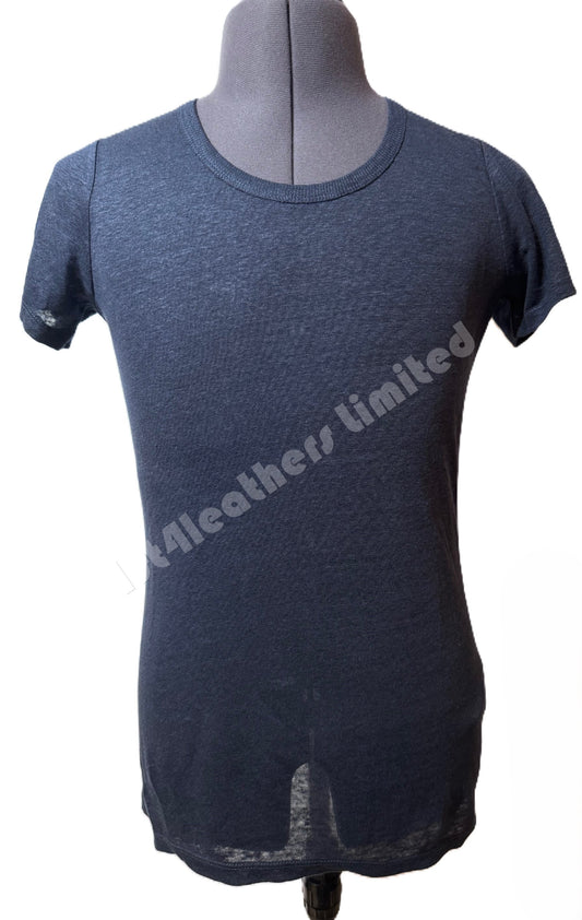 BELSTAFF LADIES ARLO COTTON T-SHIRT DARK INK SMALL RRP £60 BNWT