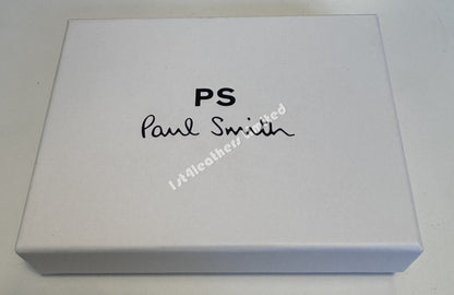 PAUL SMITH PS LEATHER KEY HOLDER WALLET KEYRING BLACK RRP £89 NEW IN BOX
