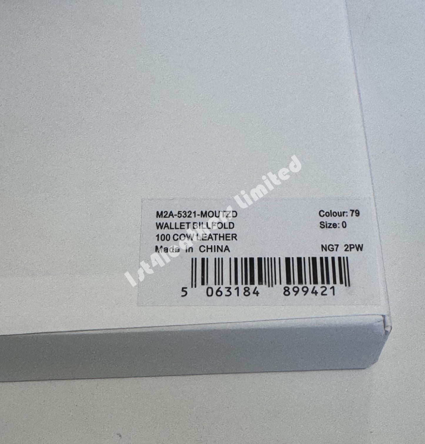 PAUL SMITH PS LEATHER BI-FOLD SHADOW ZEBRA WALLET BLACK RRP £125 NEW IN BOX