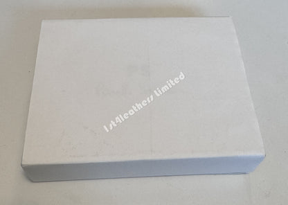 PAUL SMITH PS LEATHER BI-FOLD SPORTS STRIPE WALLET BLACK RRP £130 NEW IN BOX