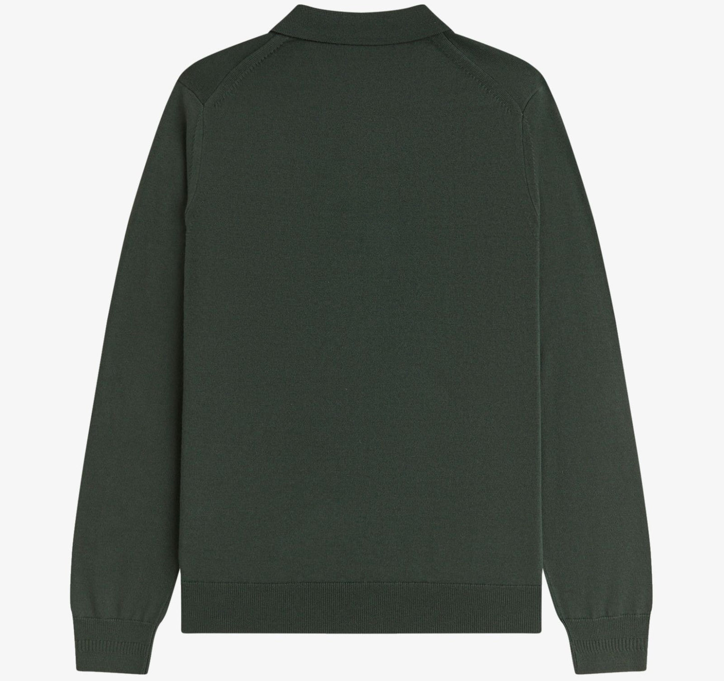FRED PERRY MERINO WOOL BLEND KNIT POLO JUMPER COURT GREEN RRP £140 BNWT