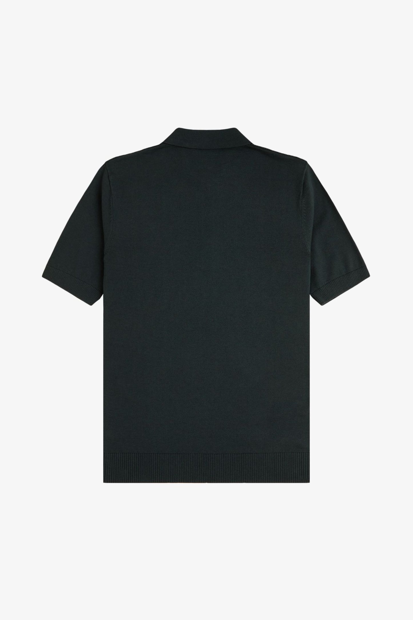 FRED PERRY WAFFLE KNITTED COTTON POLO SHIRT NIGHT GREEN K8555 2XL RRP £100 BNWT