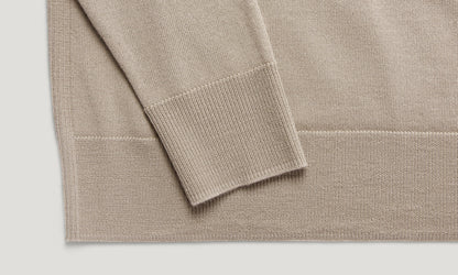 BELSTAFF KERRIGAN CREW NECK MERINO WOOL JUMPER DARK SAND 3XL RRP £175 BNWT