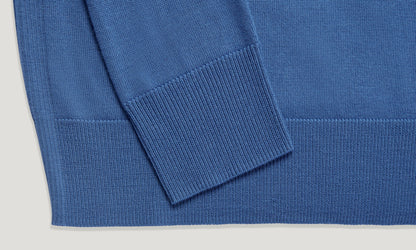BELSTAFF KERRIGAN CREW NECK MERINO WOOL JUMPER MARINE BLUE RRP £175 BNWT