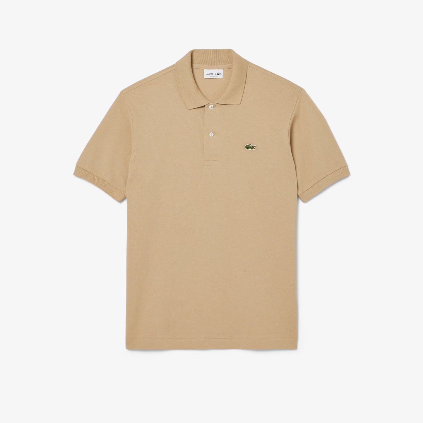 LACOSTE CLASSIC PIQUE COTTON POLO SHIRT BEIGE 5XL RRP £95 BNWT