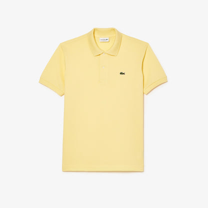 LACOSTE CLASSIC FIT PIQUE COTTON POLO SHIRT YELLOW 5XL RRP £95 BNWT