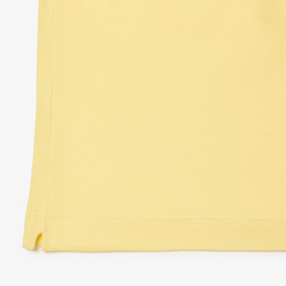 LACOSTE CLASSIC FIT PIQUE COTTON POLO SHIRT YELLOW 5XL RRP £95 BNWT