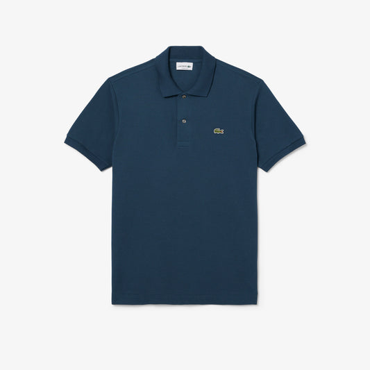 LACOSTE CLASSIC PETIT PIQUE COTTON POLO SHIRT MINERAL BLUE 2XL RRP £95 BNWT