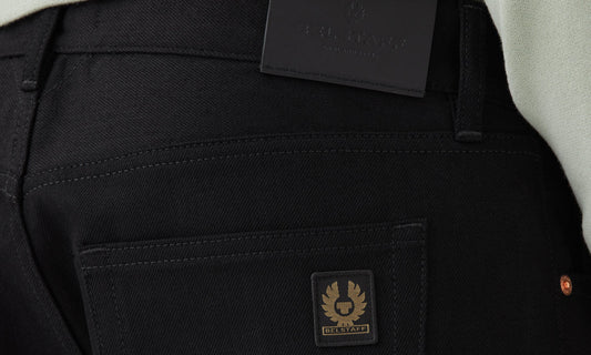BELSTAFF LONGTON SLIM FIT JEANS BLACK RRP £130