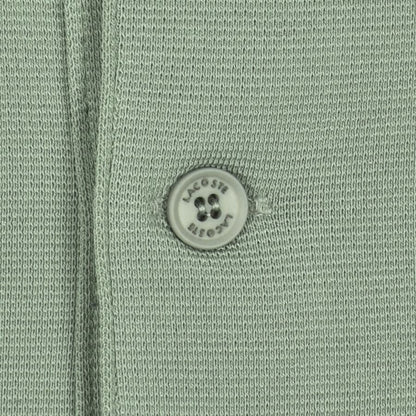 LACOSTE CLASSIC PIQUE COTTON POLO SHIRT THYME GREEN (7) 2XL RRP £95 BNWT