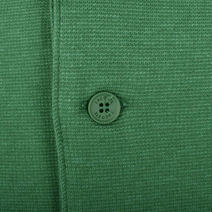 LACOSTE CORE ESSENTIALS PIQUE COTTON POLO SHIRT CLASSIC GREEN RRP £79 BNWT