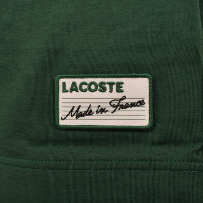 LACOSTE COTTON TIPPED CREW NECK T-SHIRT GREEN RRP £75 BNWT