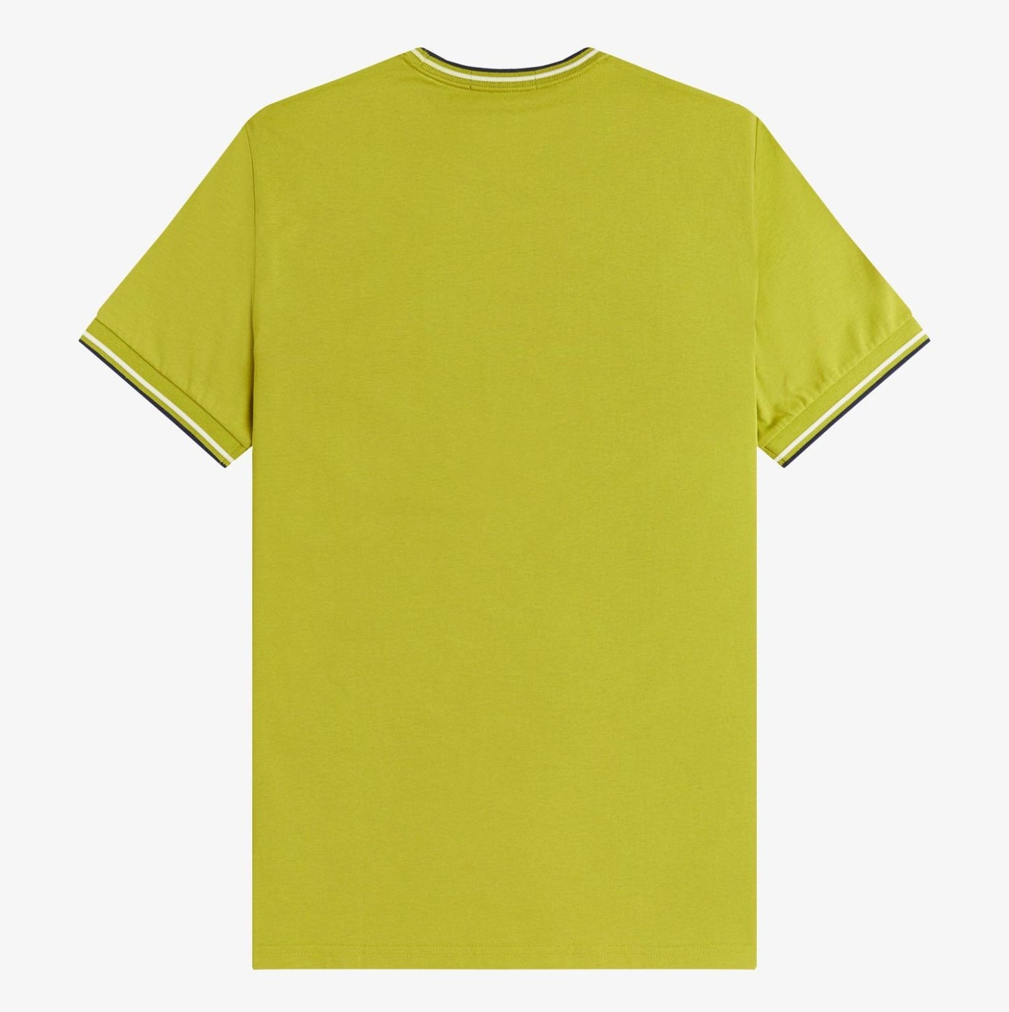 FRED PERRY TWIN TIPPED T-SHIRT TENNIS BALL YELLOW/ECRU/NAVY LARGE RRP £50 BNWT
