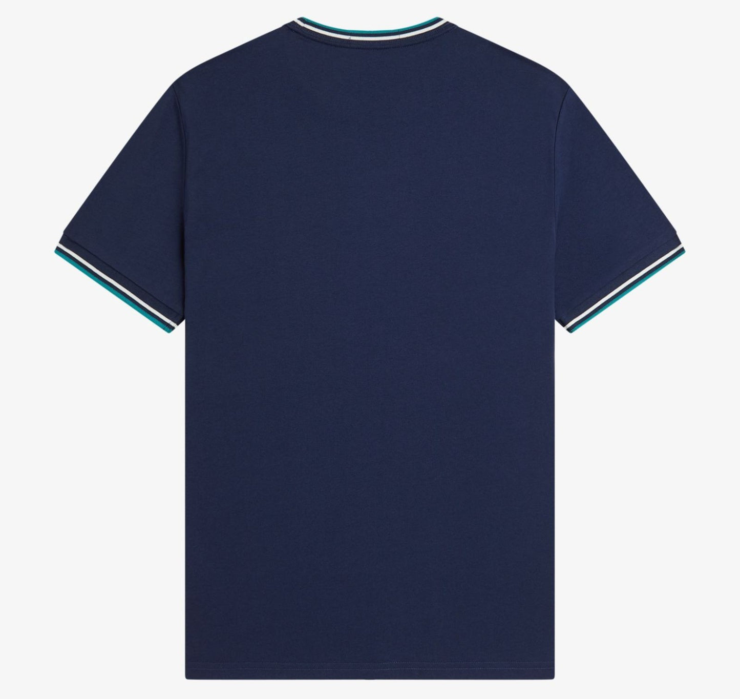 FRED PERRY TWIN TIPPED T-SHIRT TENNIS BLUE/SNOW WHITE/DEEP MINT XL RRP £50 BNWT