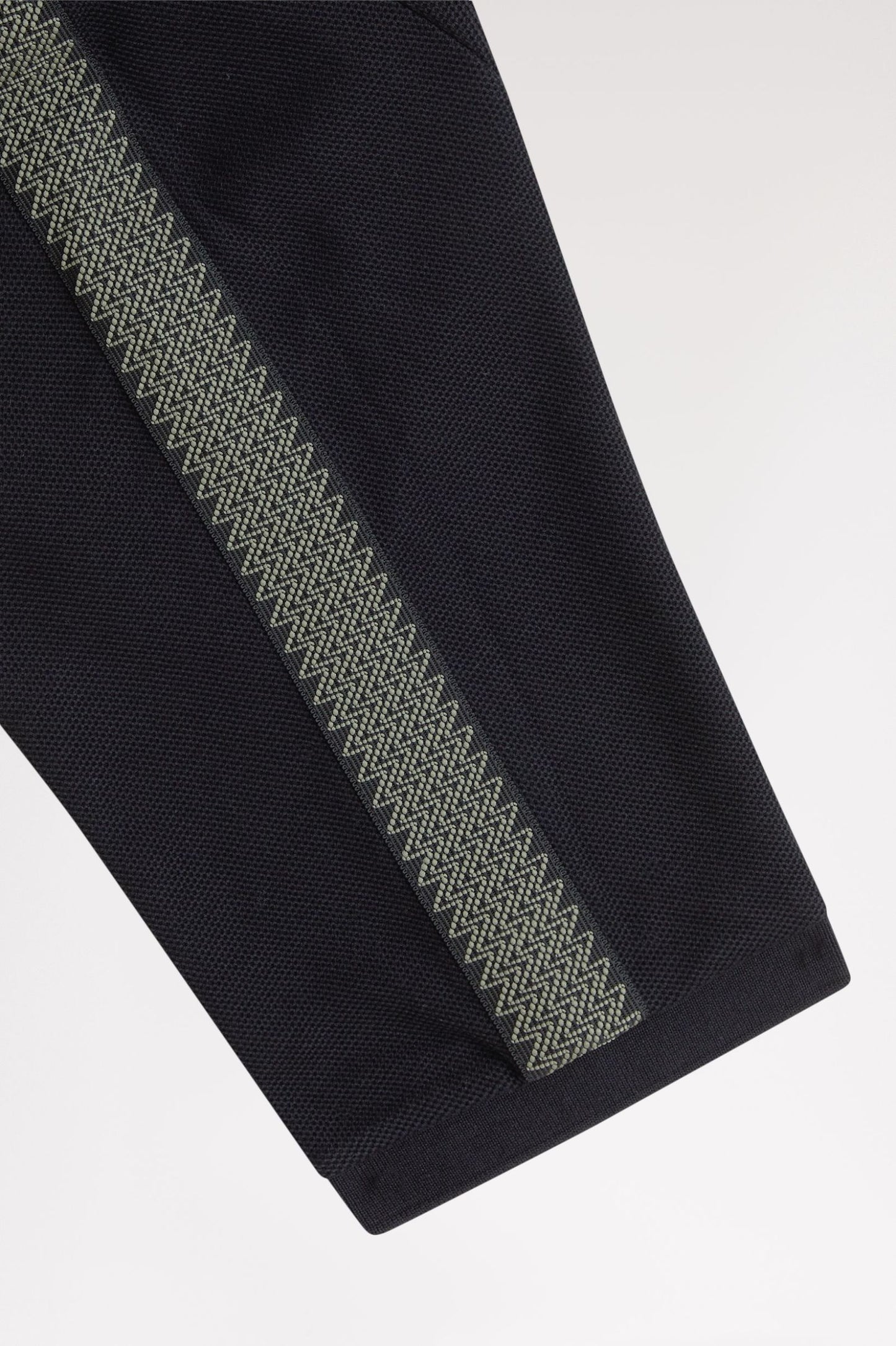FRED PERRY TENNIS GRIP TAPE PIQUE COTTON T-SHIRT BLACK LARGE RRP £65 BNWT