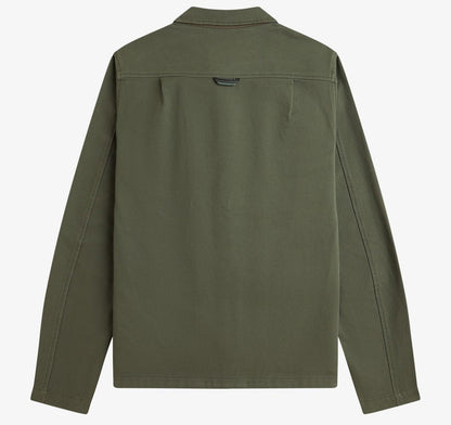 FRED PERRY BEDFORD CORDUROY OVERSHIRT JACKET LAUREL WREATH GREEN L RRP £170 BNWT