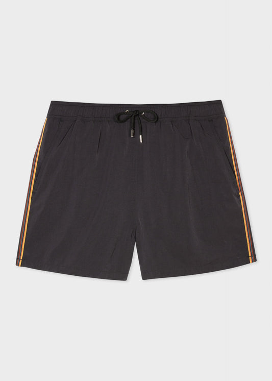 PAUL SMITH PS ARTIST STRIPE SWIM SHORTS BLACK XL RRP £120