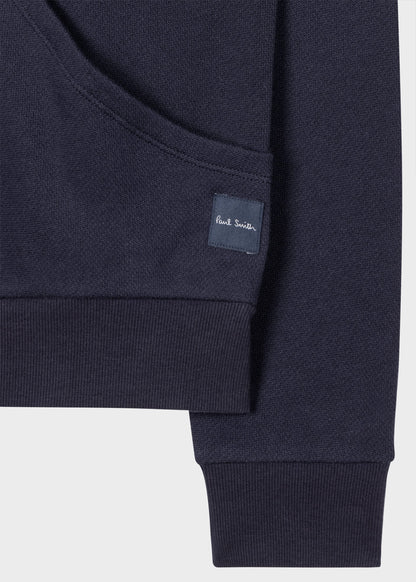 PAUL SMITH ARTIST STRIPE COTTON FULL ZIP BOMBER SWEATSHIRT NAVY 2XL RRP £155 NEW
