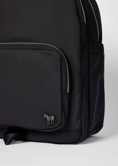 PAUL SMITH PS ZEBRA RECYCLED POLYESTER BACKPACK BLACK RRP £300 BNWT